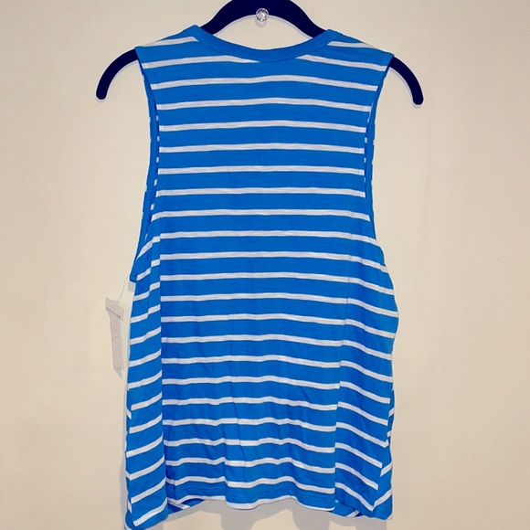 Cotton and Modal Striped Tee XL NWT - Picture 7 of 7